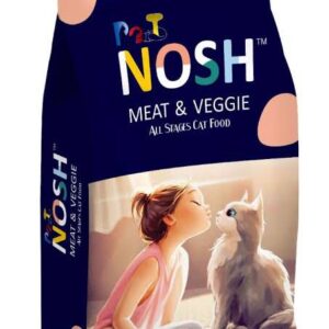 Pet Nosh All Stages Cat Food with Meat and Veggie. Best price in Pakistan for kittens and adult cats.