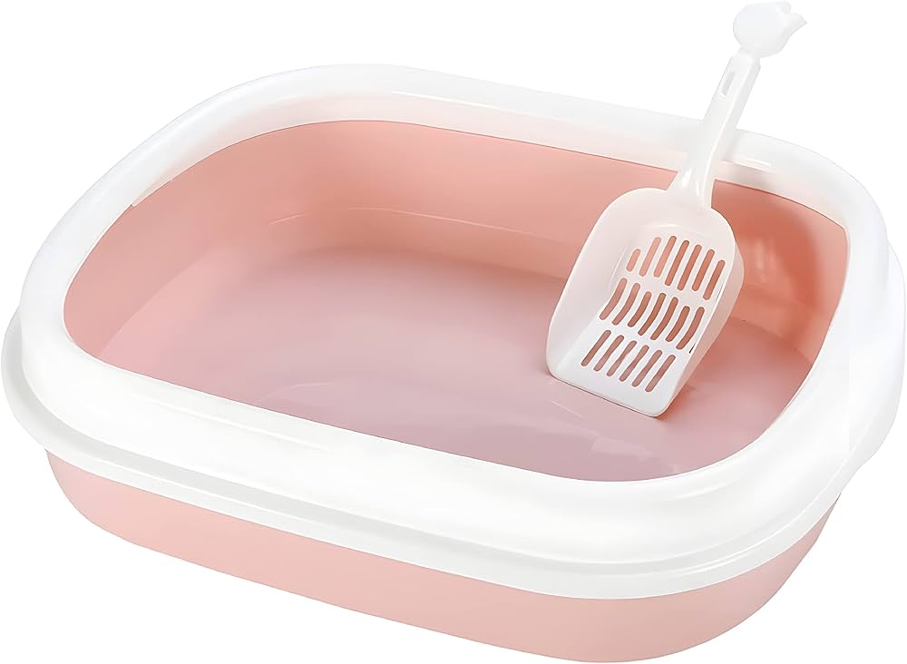 cat-litter-tray-with-ring-scoop cat litter tray with scoop ,durable and affordable