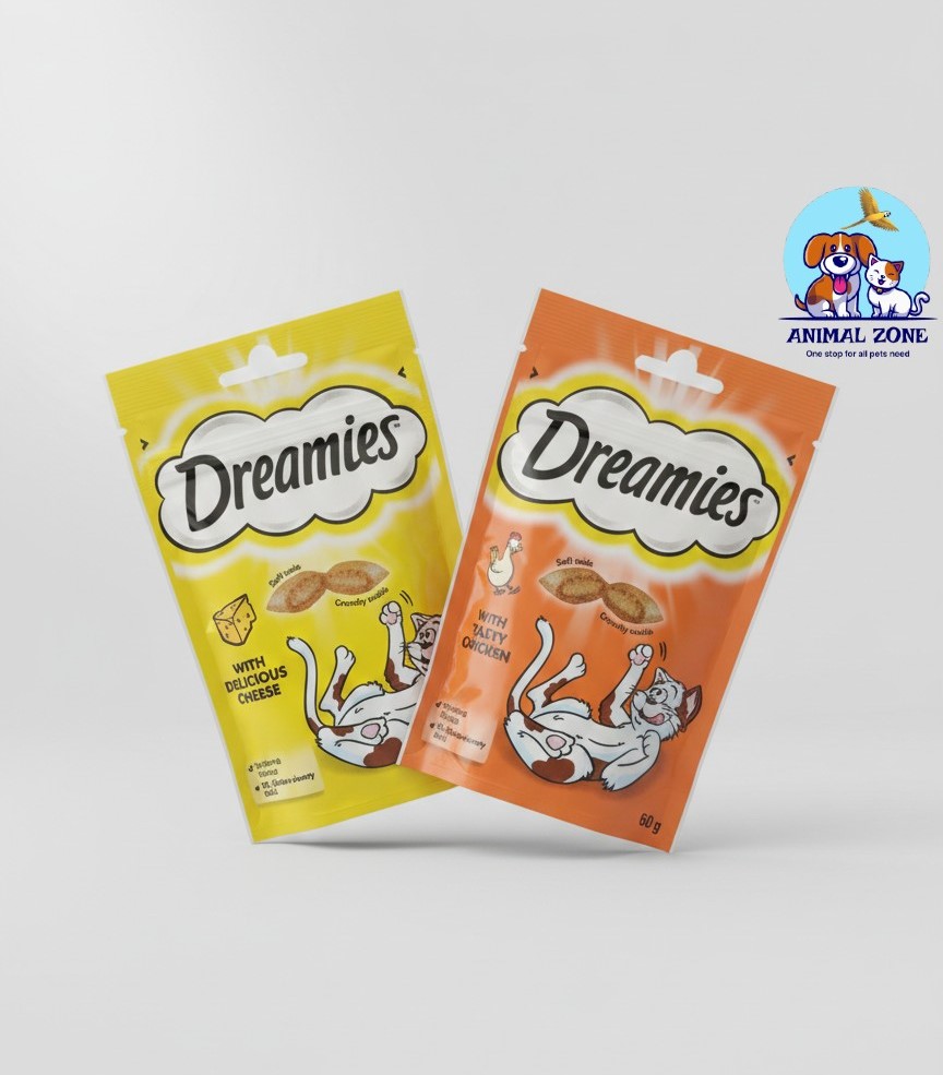 Dreamies Cat Treats Cheese and Chicken Cheese and Chicken Dreamies cat treats at the best price in Pakistan.